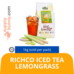 Image of RichCo Iced Tea Lemongrass 1kg (sold per pack) RichCo from Supplybunny.com