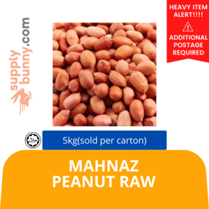 Image of Mahnaz Peanut Raw 5kg (sold per carton) from Supplybunny.com