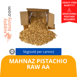 Image of Mahnaz Pistachio Raw AA 5kg (sold per carton) from Supplybunny.com