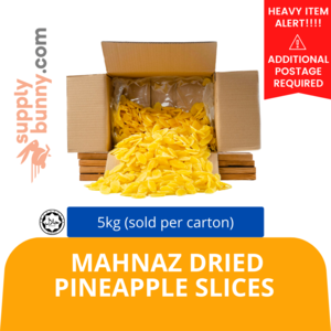 Image of Mahnaz Dried Pineapple Slice 5kg (sold per carton) from Supplybunny.com