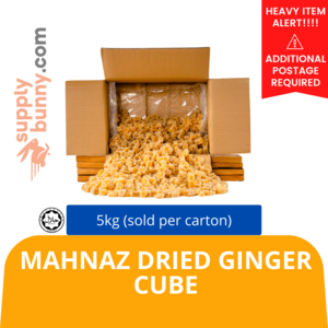 Image of Mahnaz Dried Ginger Cube 5kg (sold per carton) from Supplybunny.com