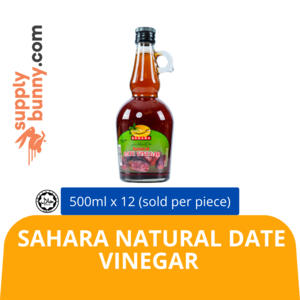 Image of Sahara Natural Date Vinegar 500ml B1008 (sold per carton) from Supplybunny.com