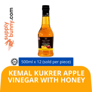 Image of Kemal Kukrer Apple Vinegar With Honey 500ml (sold per carton) from Supplybunny.com