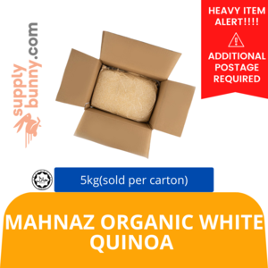 Image of Mahnaz Organic White Quinoa 5kg (sold per carton) from Supplybunny.com