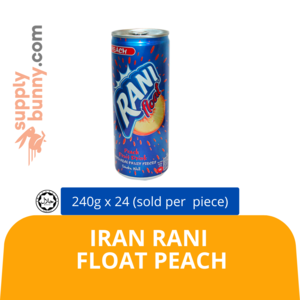 Image of Iran Rani Float Peach  240ml (sold per carton) from Supplybunny.com