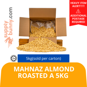 Image of Mahnaz Almond Roasted A 5kg (sold per carton) from Supplybunny.com