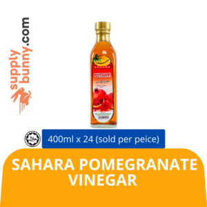 Image of Sahara Pomegranate Vinegar 400ml B1010 (sold per carton) from Supplybunny.com