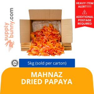 Image of Mahnaz Dried Papaya 5kg (sold per carton) from Supplybunny.com