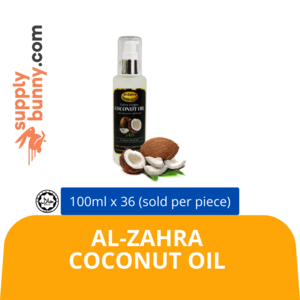Image of Al-Zahra Coconut Oil 100ml (sold per carton) from Supplybunny.com