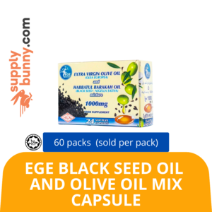 Image of Ege Black Seed Oil And Olive Oil Mix Capsule (sold per carton) from Supplybunny.com