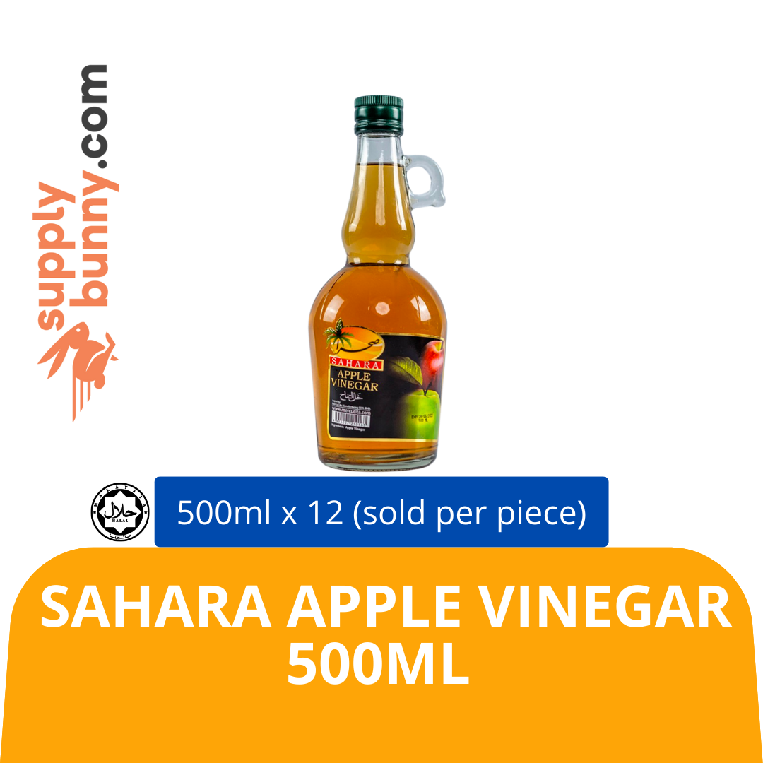 SAHARA APPLE VINEGAR 500ML B1008 (sold per pieces) Mahnaz — HORECA