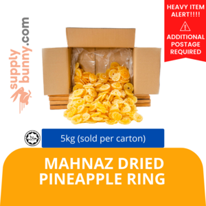 Image of Mahnaz Dried Pineapple Ring 5kg (sold per carton) from Supplybunny.com