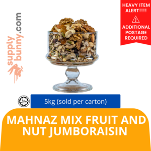 Image of Mahnaz Mix Fruit And Nut Jumboraisin 5kg (sold per carton) from Supplybunny.com