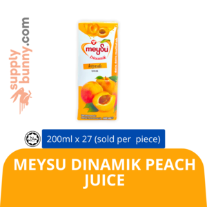 Image of Meysu Dinamik Peach Juice 200ml (sold per carton) from Supplybunny.com