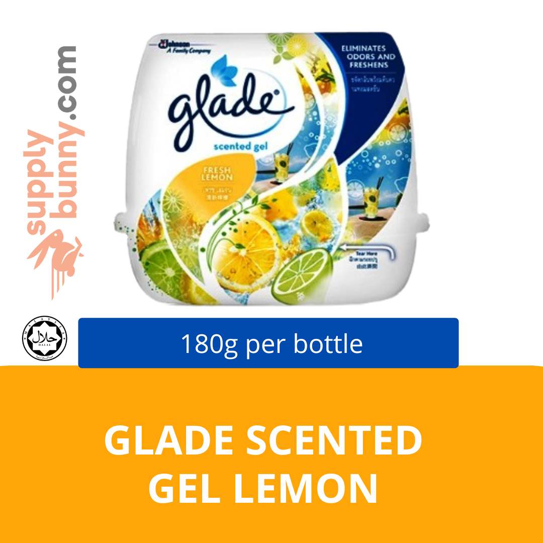 Glade Scented Gel Lemon 180G — HORECA Suppliers Supplybunny