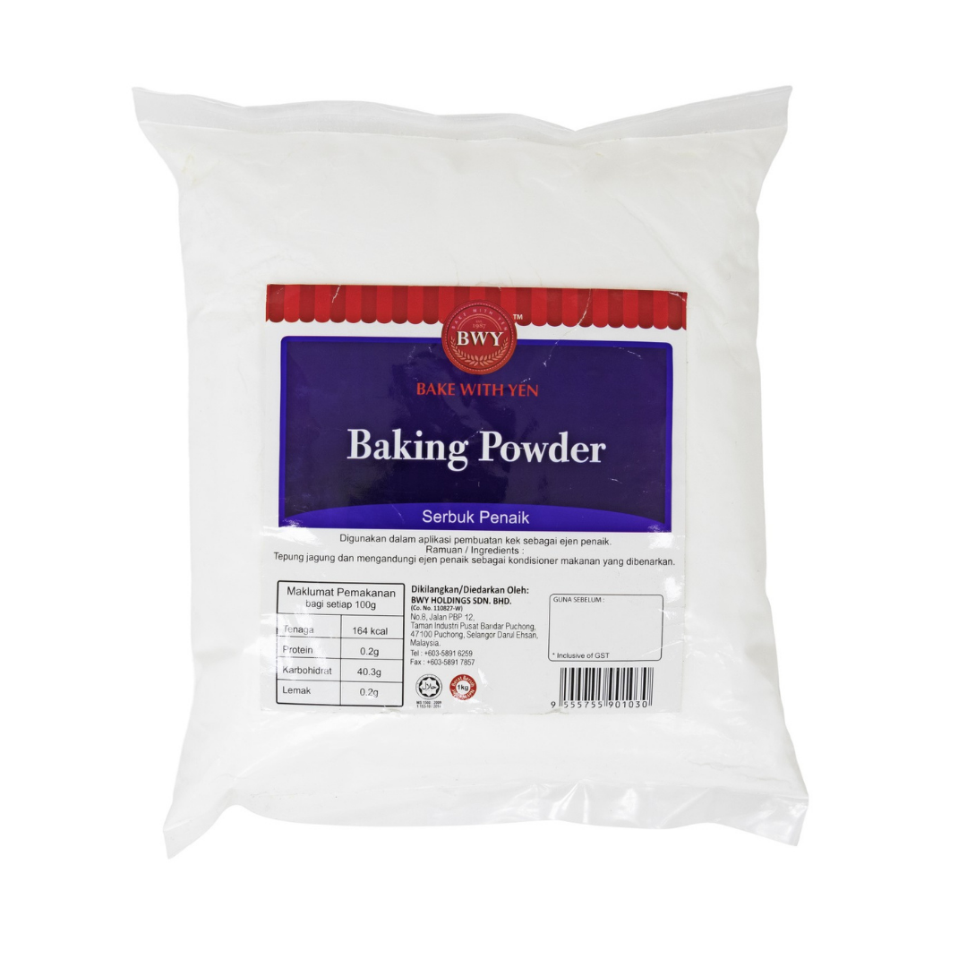 BWY BAKING POWDER 1kg — HORECA Suppliers Supplybunny