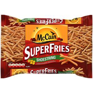 Image of McCain Shoestring 1kg x12pkt (Sold per carton) from Supplybunny.com