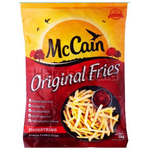 Image of McCain Straight Cut 1kg x12pkt (Sold per carton) from Supplybunny.com