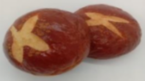 Image of Pretzel Brioche Burger Bun (80gm x 5pcs per pack) (Minimum order 2 pack) from Supplybunny.com