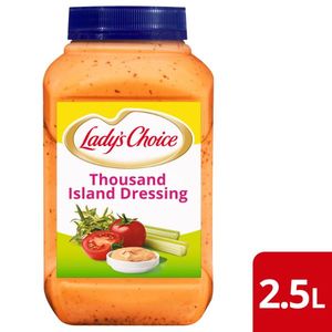 Image of Ladys Choice Thousand Island Dressing 2.5L/tub (sold per tub) from Supplybunny.com