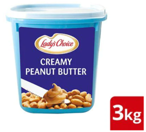 Image of Ladys Choice Peanut Butter 3kg/tub (sold per tub) from Supplybunny.com