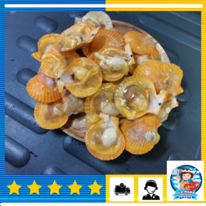 Image of Premium Half Shell Golden Scallop / Scallop Emas / 半壳黄金贝 (1kg/pk) from Supplybunny.com