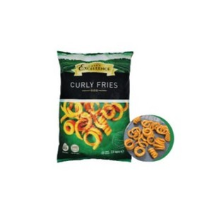 Image of Chef's Excellence Seasoned Curly Fries 4pkt x 2.5kg from Supplybunny.com