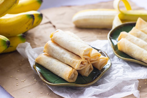 Image of Banana Spring Rolls (24pkt x 480g) (sold per carton) B2B from Supplybunny.com