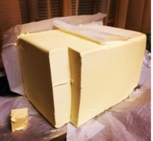 Image of Lurmak Unsalted Bulk Butter 25kg/carton (sold per carton) from Supplybunny.com