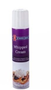 Image of Emborg Spray Whipped Cream 500ml x 12 bottle (sold per carton) from Supplybunny.com