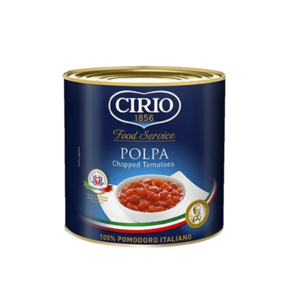 Image of Cirio Chopped Tomatoes 2.55kg/tub (sold per tub) from Supplybunny.com