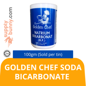 Image of Golden Chef Soda Bicarbonate 100gm/tin (Sold per tin) from Supplybunny.com