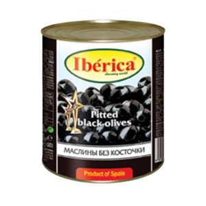 Image of Iberica Pitted Black Olive 3kg/tin (Sold per tin) from Supplybunny.com