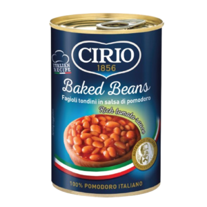 Image of Cirio Baked Beans 420g/tin (12 tins per carton) from Supplybunny.com
