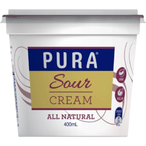 Image of Pura Sour Cream 400ml/pack (sold per pack) from Supplybunny.com