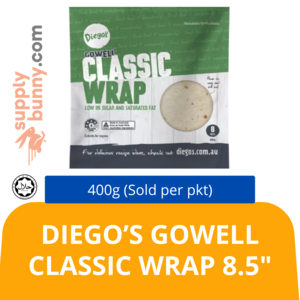 Image of Diego’s Gowell Classic Wrap 8.5" 400g/pkt (Sold per pkt) from Supplybunny.com