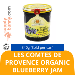 Image of Les Comtes de Provence Organic Blueberry Jam 340g/can (Sold per can) from Supplybunny.com