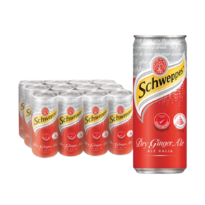 Image of Schweppes Dry Ginger Ale 12 x 320ml (sold per carton) from Supplybunny.com
