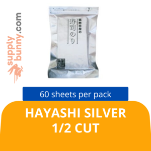 Image of Hayashi Silver 1/2 Cut (60 sheets per pack) from Supplybunny.com