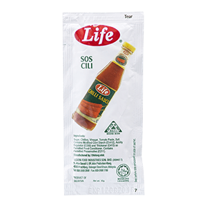 Image of Life Sachet Chilli Sauce 10g (6 x 250 x 10g) (sold per carton) from Supplybunny.com