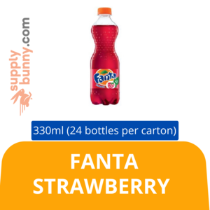 Image of Fanta Strawberry PB RM1.20 330mlX24 from Supplybunny.com