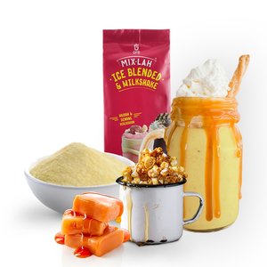 Image of MIX-LAH Popcorn Caramel Ice Blended/Milkshake Powder 1kg/pack (Sold per Pack) from Supplybunny.com