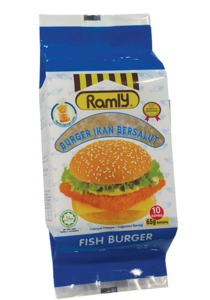 Image of Ramly Burger Ikan 650g (65g x 10pcs x 12pkt) (sold per carton) from Supplybunny.com