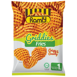 Image of Ramly Griddies French Fries 1kg x 10pkt (sold per carton) from Supplybunny.com