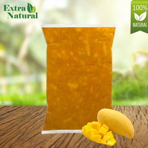 Image of [Extra Natural] Frozen Mango Susu Puree Premium 1kg/pack (10 packs per carton) from Supplybunny.com