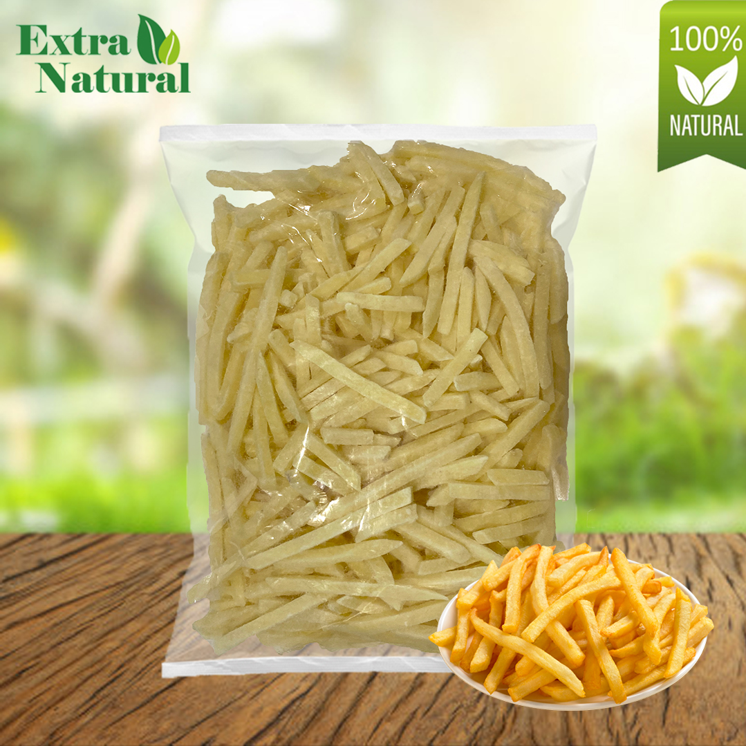 [Extra Natural] Frozen Shoestring Fries 1kg/pack (10 packs per carton