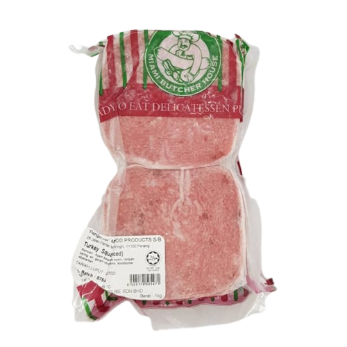 Halal Turkey Ham/Toast Slice 1kg/pack (12 packs per carton) — HORECA