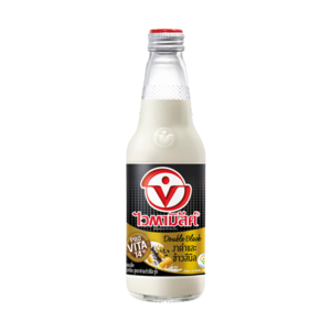 Image of Vitamilk Double Black Black Sesame 300ml/bottle (24 bottles per carton) from Supplybunny.com