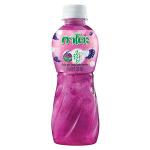 Image of Kato 25% Grape Juice with Nata de Coco 320gm/bottle (48 bottles per carton) from Supplybunny.com