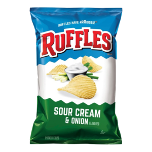 Image of Ruffles Potato Chips Sour Cream&Onion 184g (sold per pack) from Supplybunny.com